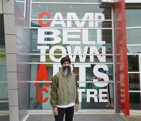 Conscious Artistic Director L-FRESH the LION at Campbelltown Arts Centre