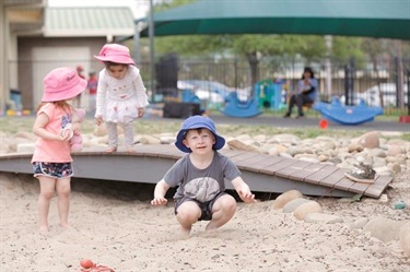 Children in the sandpit