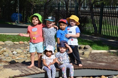 Children in outdoor environment