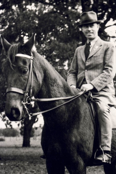 Photo of Keith Brown riding a horse