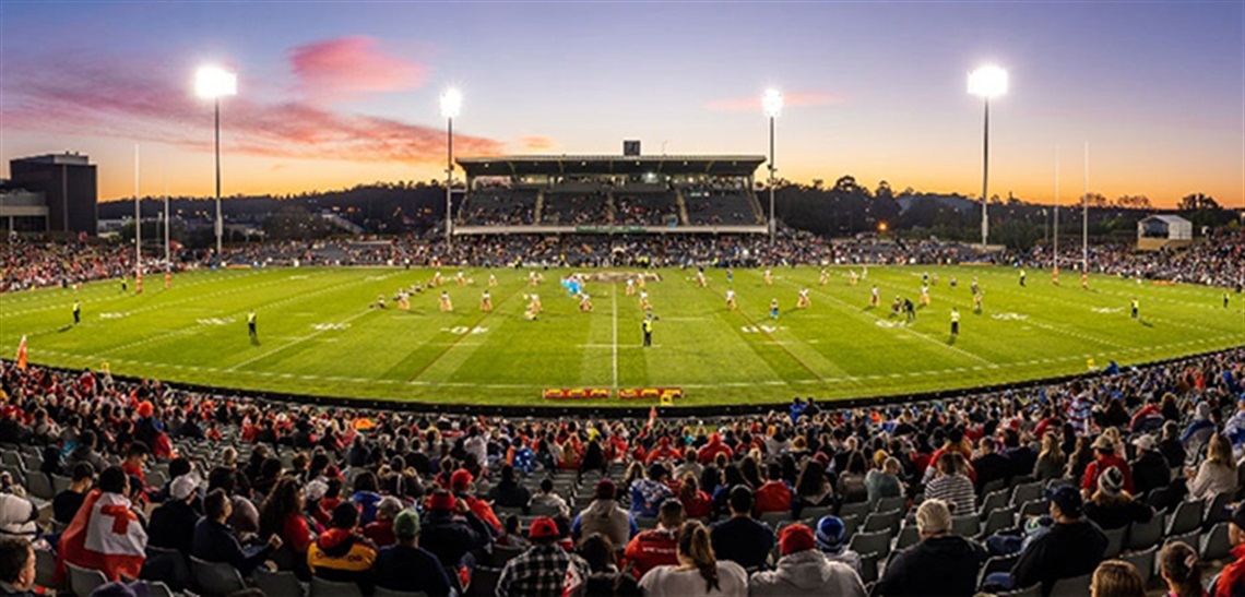 Landscape photo of Campbelltown Sports Stadium