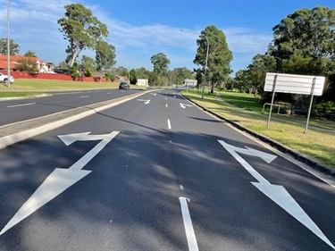 After photo of Henderson Road